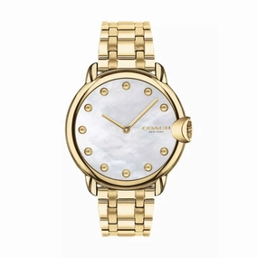 Coach New York Arden Silver Dial Gold Stainless Steel Strap Women Watch 14503987