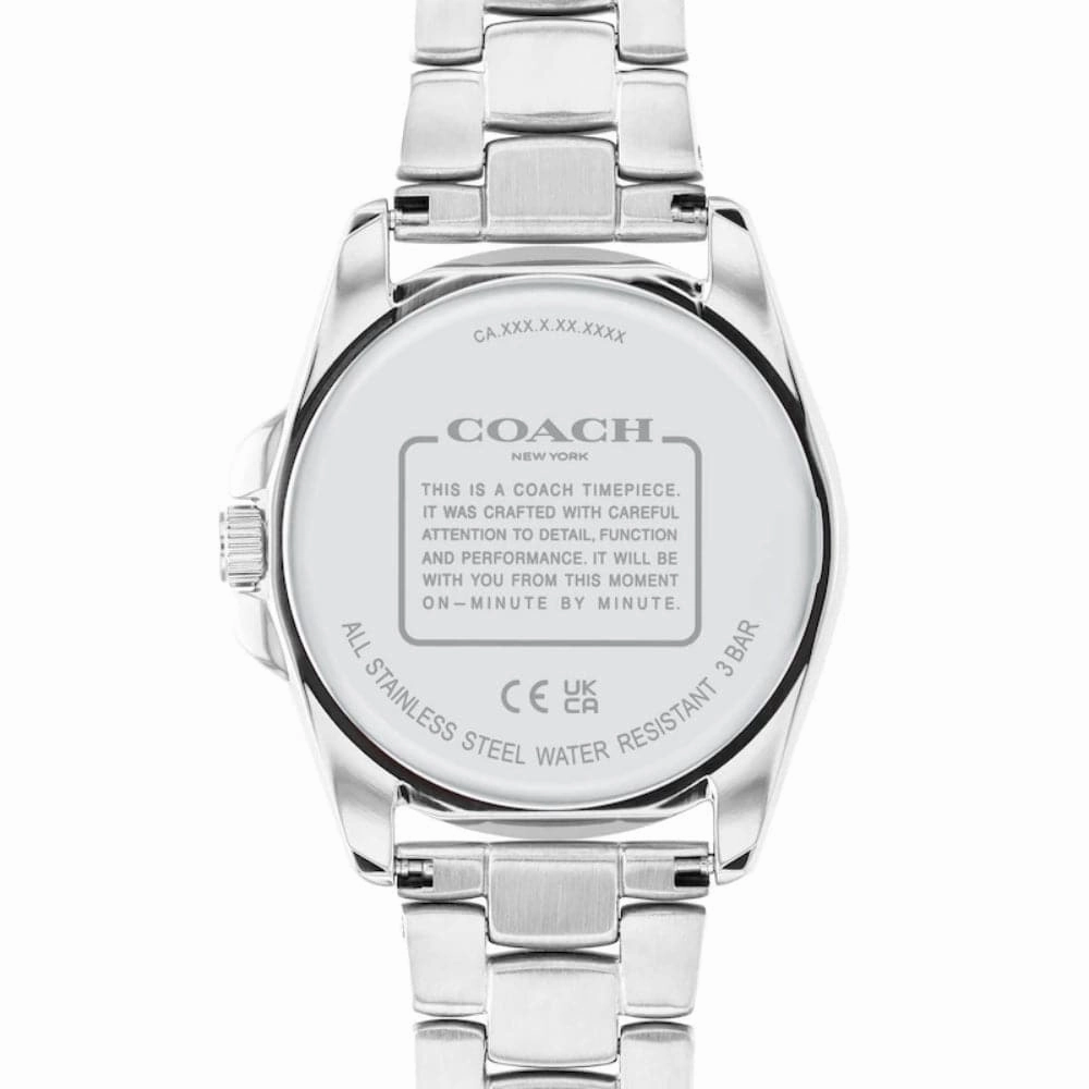 Coach New York Silver Dial Stainless Steel Strap Women Watch 14504108