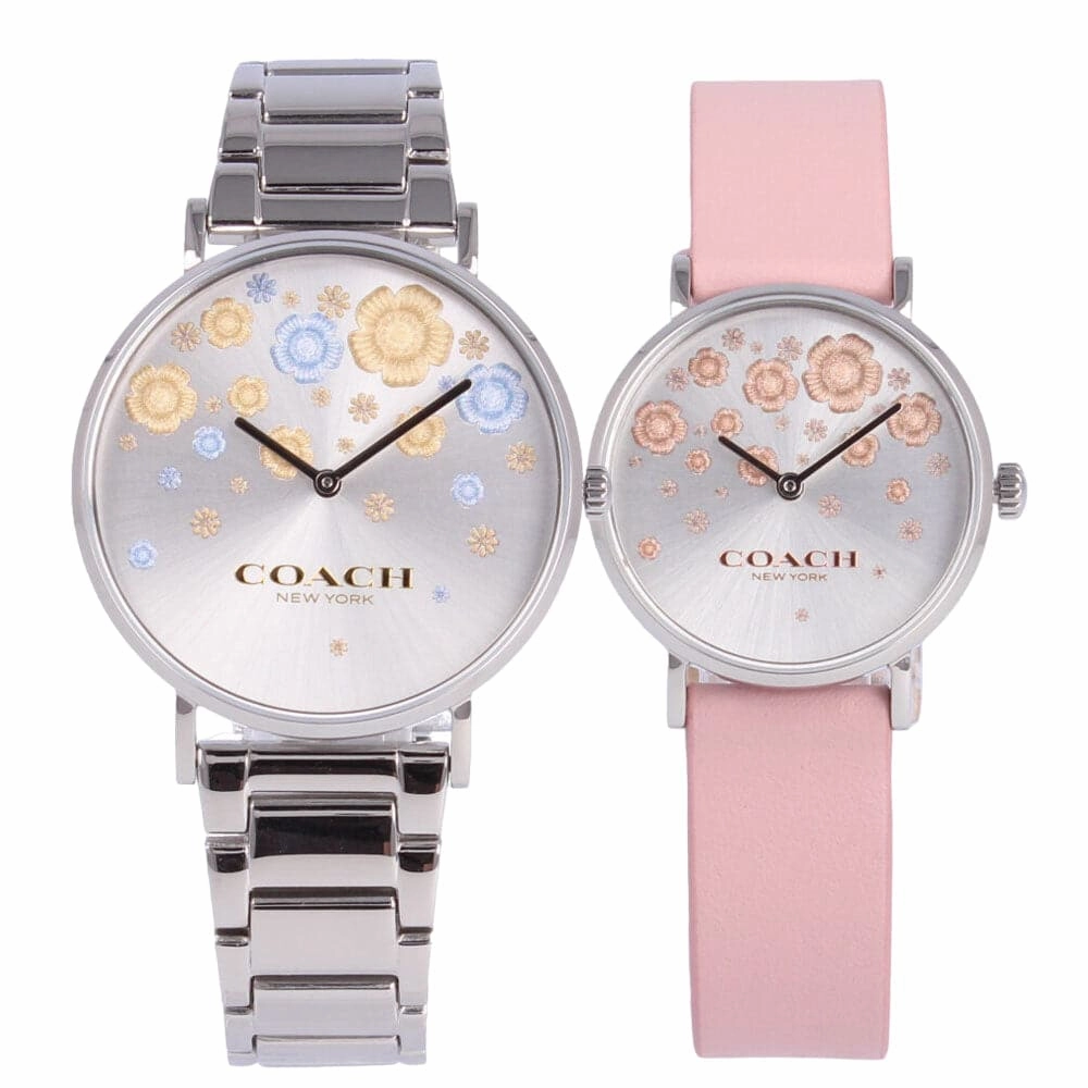 Coach Perry Silver Dial Stainless Steel Strap Women Watch 14000065