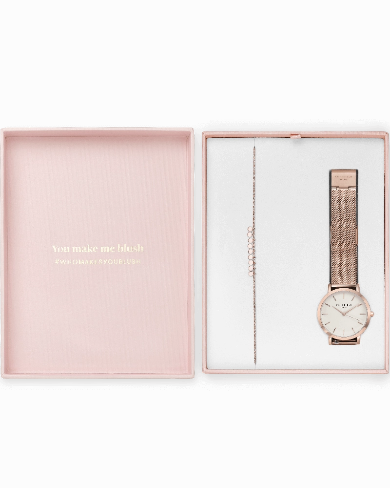 Coffret Rosefield Blush Box The Tribeca Or Rose   The Baxter Or Rose