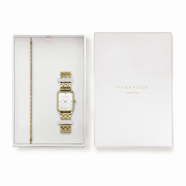 Coffret Rosefield The Octagon Sunray Gold   bracelet Roset gold X265