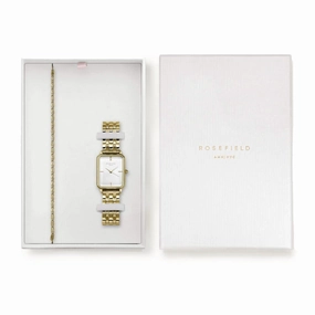 Coffret Rosefield The Octagon Sunray Gold   bracelet Roset gold X265