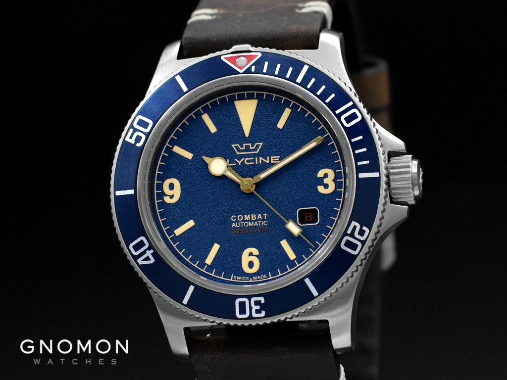 Combat SUB 42 Vintage Blue  Leather Ref. GL0417
