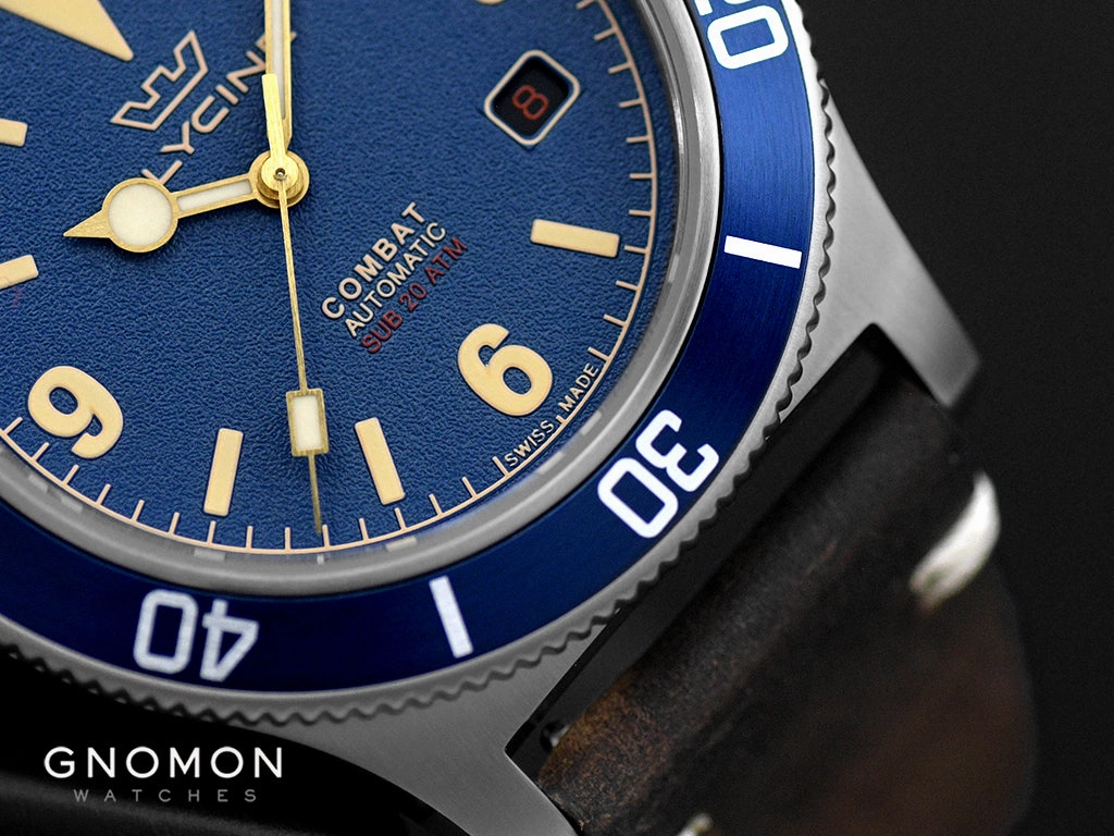Combat SUB 42 Vintage Blue  Leather Ref. GL0417