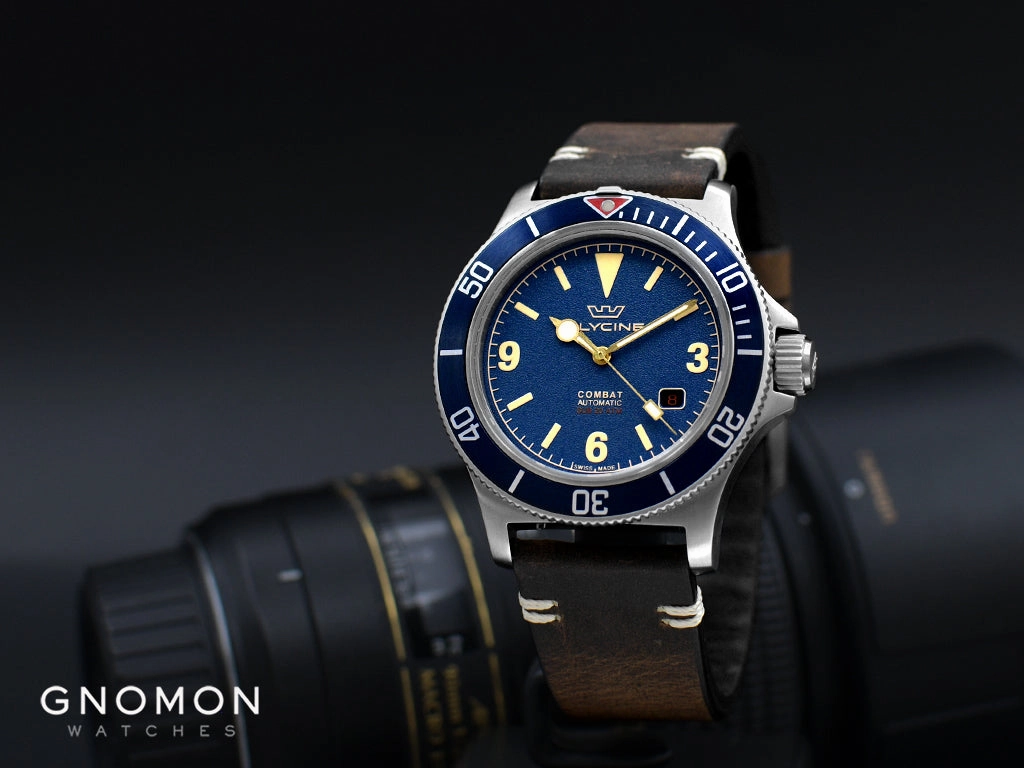 Combat SUB 42 Vintage Blue  Leather Ref. GL0417