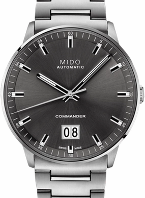Commander Big Date Silvertone Ref. M021.626.11.061.00