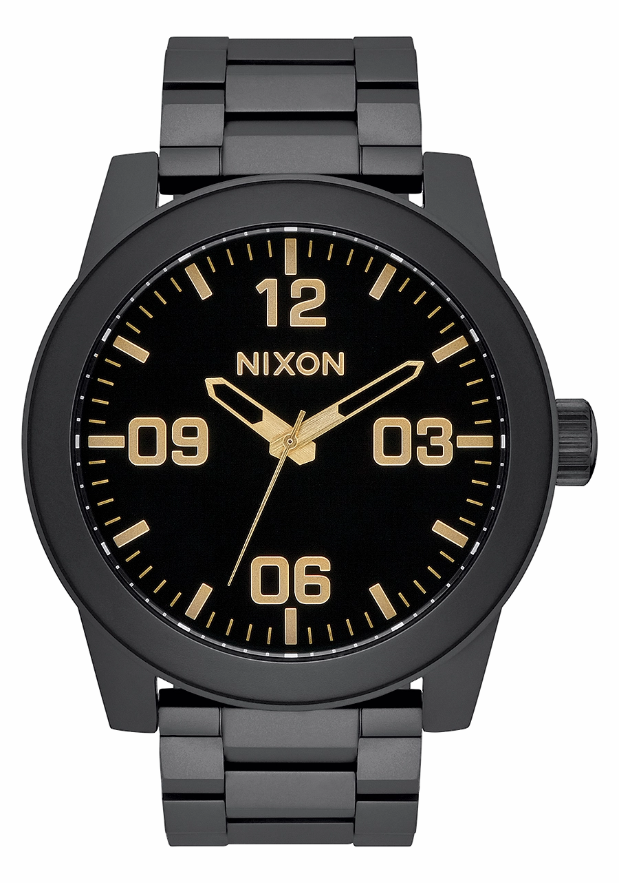 Corporal Stainless Steel - Matte Black / Gold