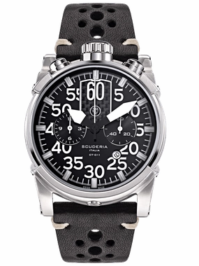 CT Scuderia BULLET HEAD SATURNO Swiss Made Chrono Mens Watch CWEG00119