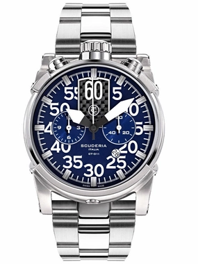 CT Scuderia BULLET HEAD SATURNO Swiss Made Chrono Mens Watch CWEG00619