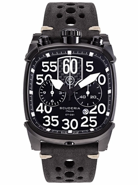 CT Scuderia SCRAMBLER SATURNO Swiss Made Ion Plated Mens Watch CWEF00419