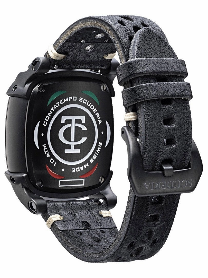 CT Scuderia SCRAMBLER SATURNO Swiss Made Ion Plated Mens Watch CWEF00419