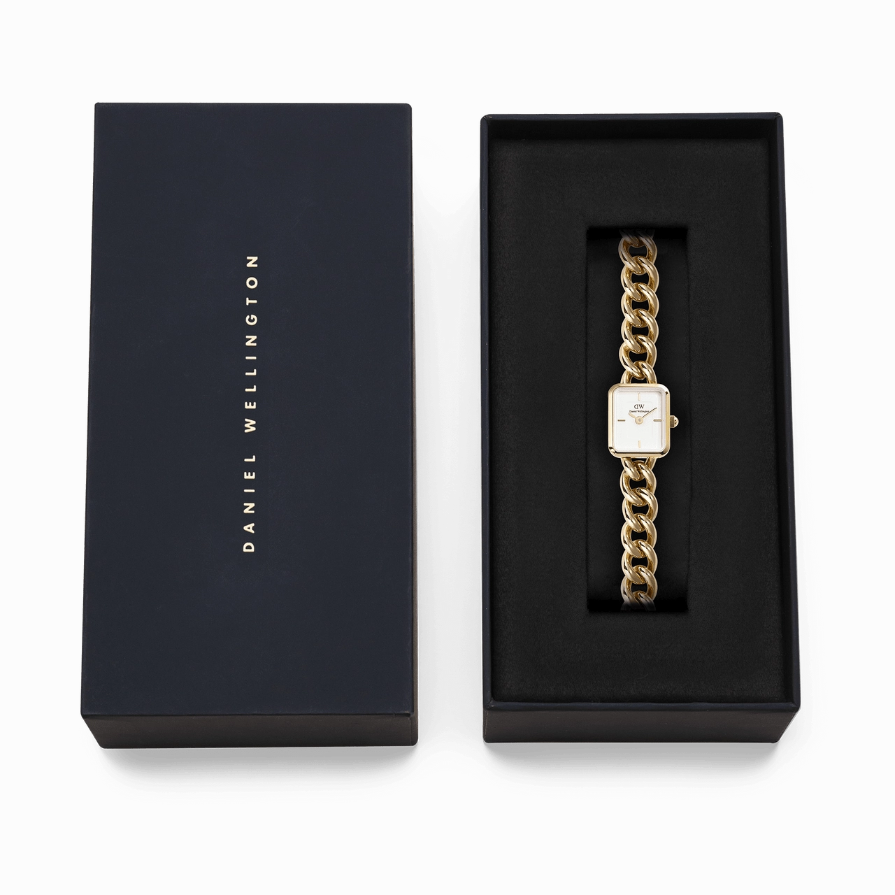 Daniel Wellington Jolie Gold Chain White Dial Watch DW00100836