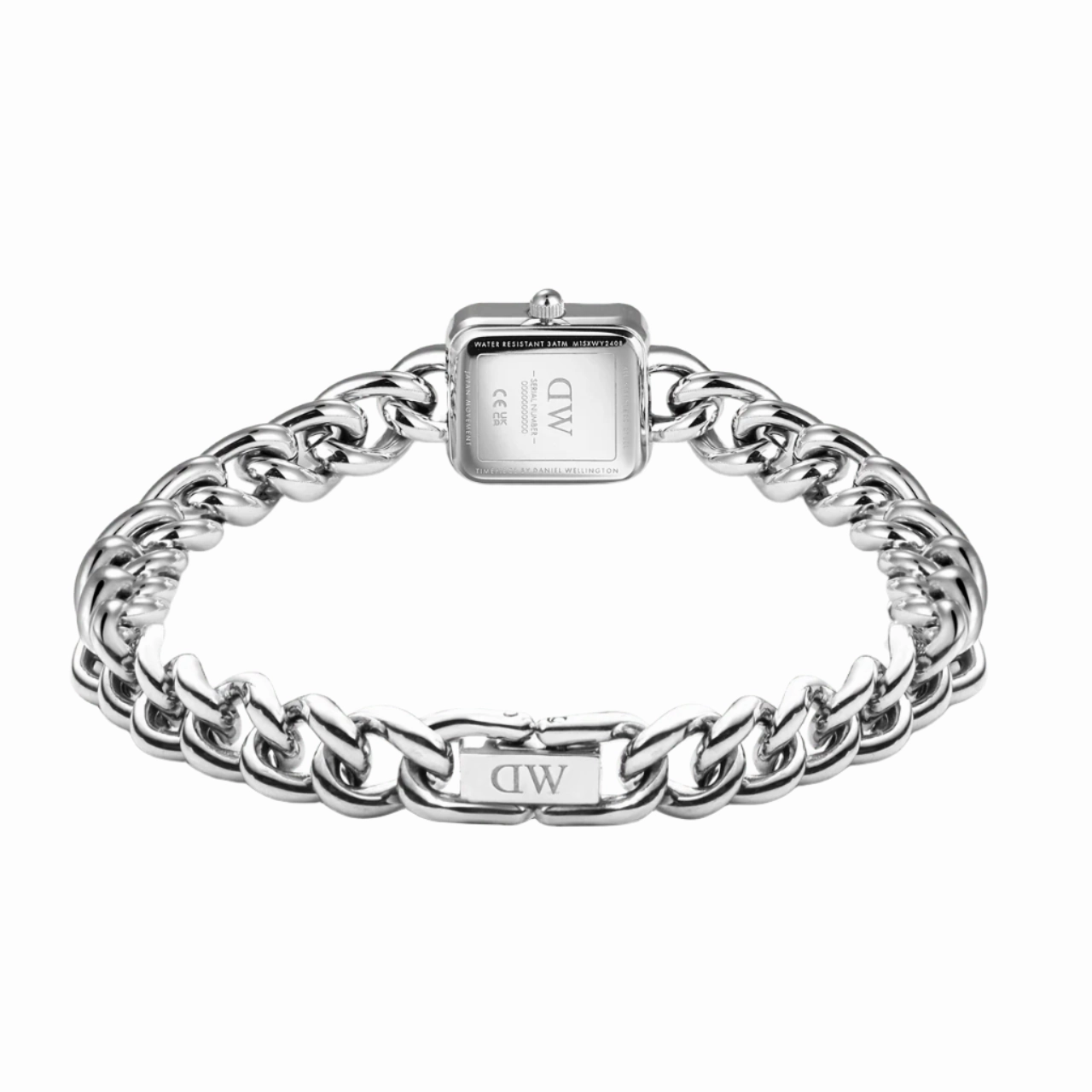 Daniel Wellington Jolie Silver Chain White Dial Watch DW00100834