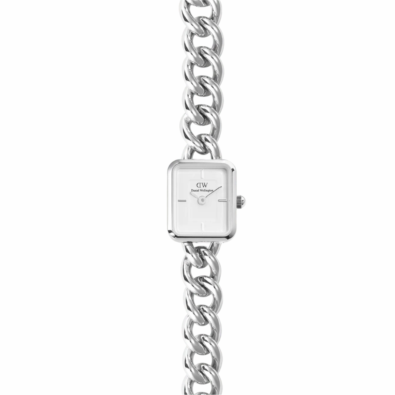 Daniel Wellington Jolie Silver Chain White Dial Watch DW00100834