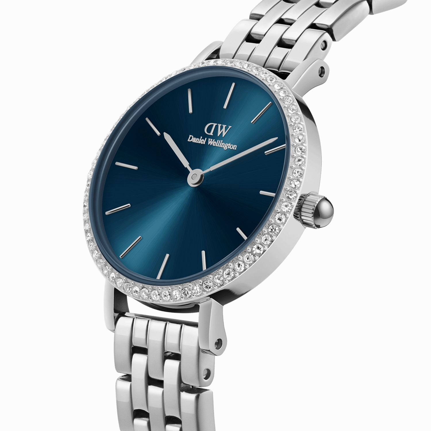 Daniel Wellington Petite 28mm Bezel 5-Link Arctic Sunray Watch DW00100664