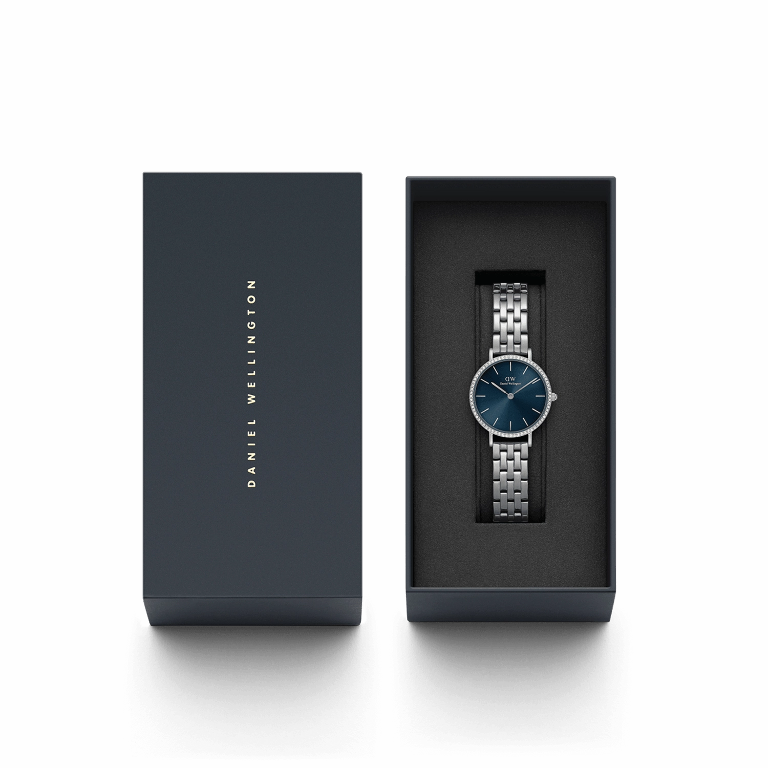 Daniel Wellington Petite 28mm Bezel 5-Link Arctic Sunray Watch DW00100664