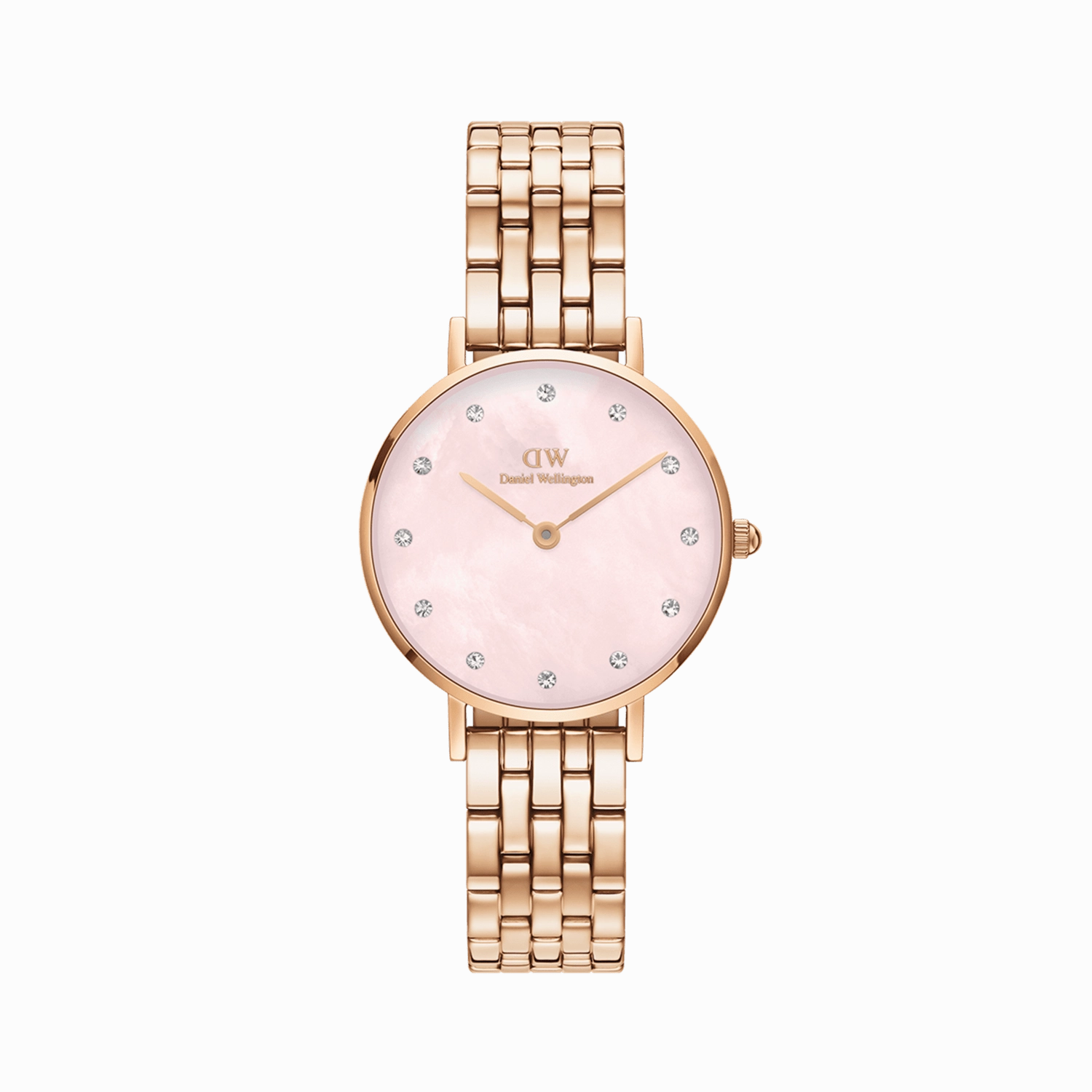 Daniel Wellington Petite 28mm Lumine 5-Link Melrose Watch DW00100617
