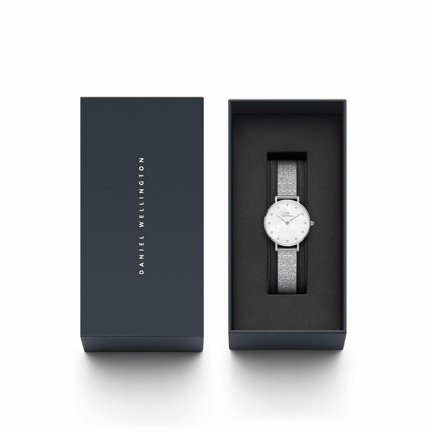 Daniel Wellington Petite 28mm Pressed Studi Lumine White Watch DW00100592