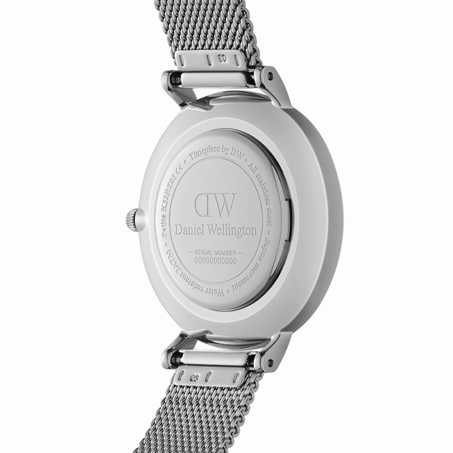 Daniel Wellington Petite 28mm Sterling Black Dial Watch DW00100218