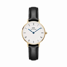 Daniel Wellington Petite Roman Numerals Sheffield Gold 28mm Watch