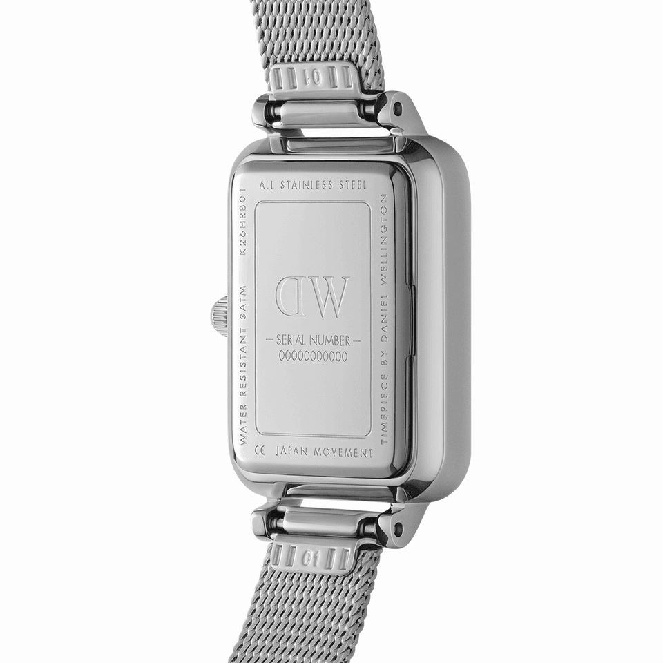 Daniel Wellington Quadro 26mm Pressed Sterling DW00100438