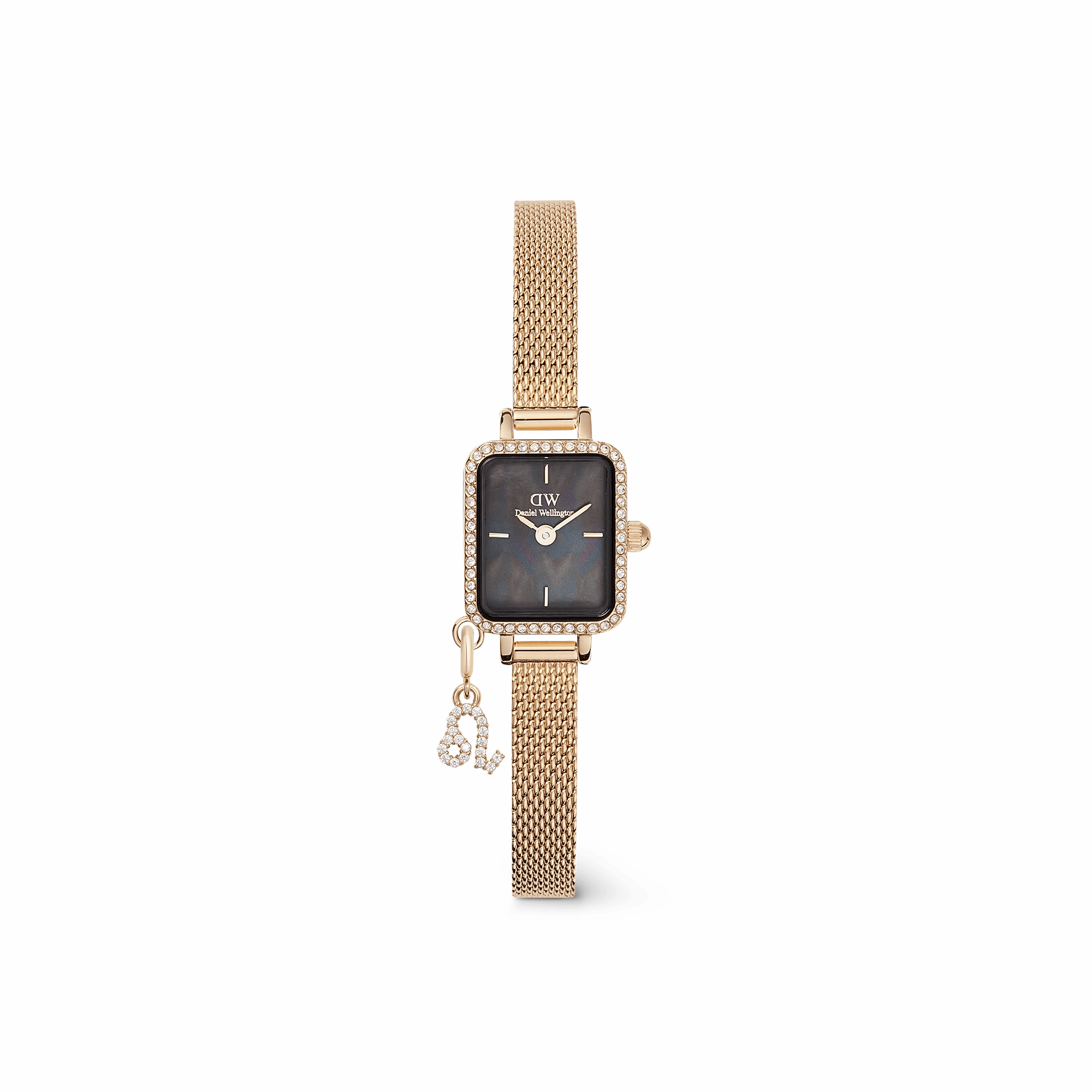 Daniel Wellington Quadro Mini Crystal Zodiac Evergold Watch