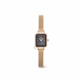 Daniel Wellington Quadro Mini Crystal Zodiac Evergold Watch