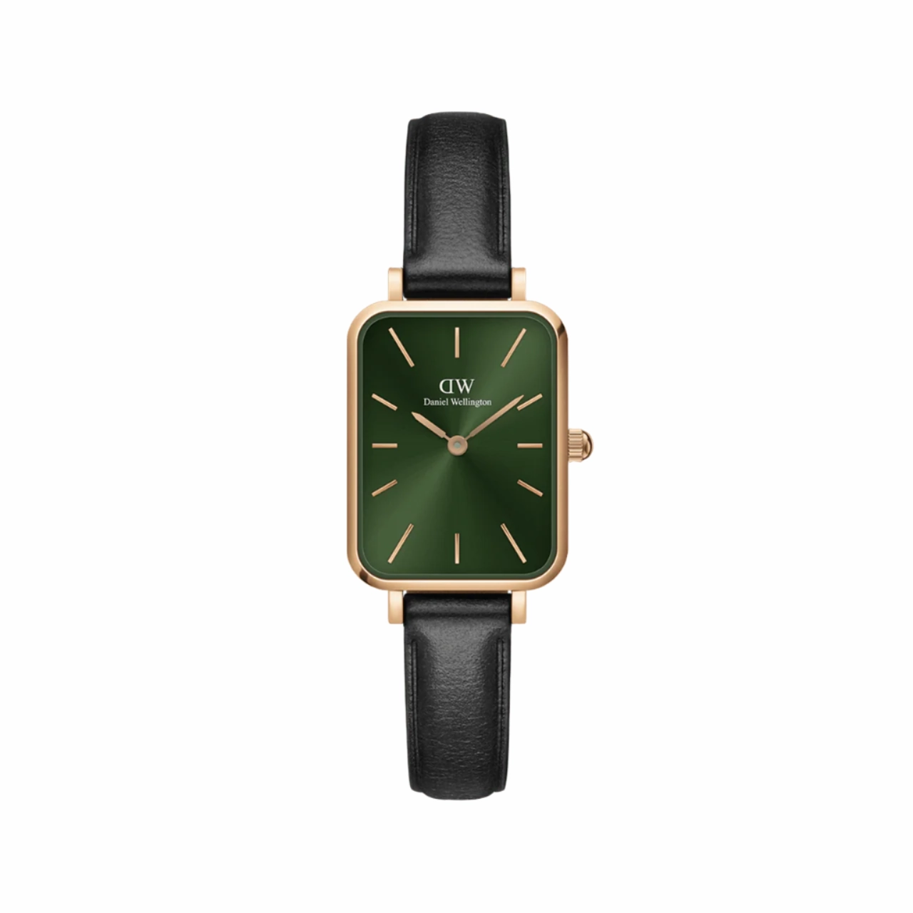 Daniel Wellington Quadro Pressed Sheffield Black Leather Watch DW00100446
