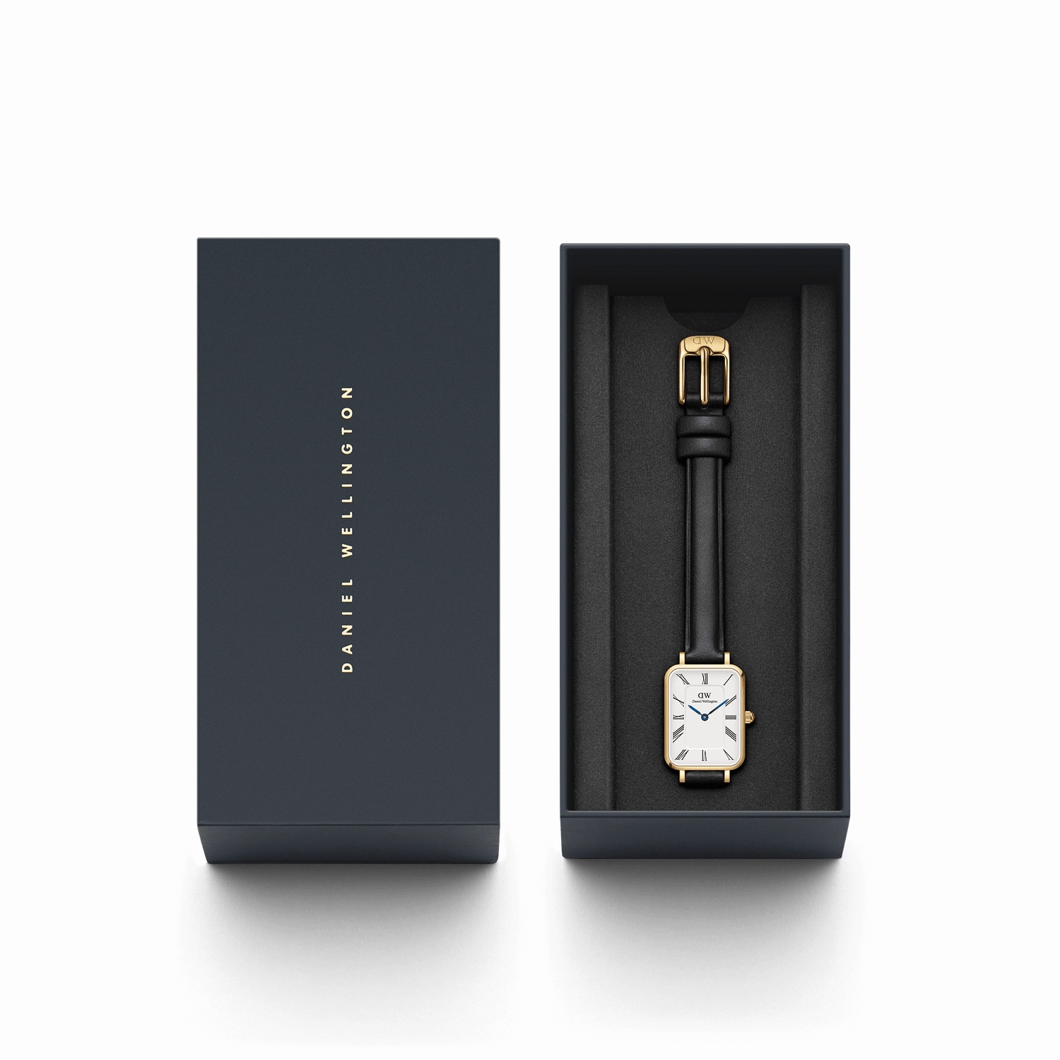 Daniel Wellington Quadro Roman Numerals Sheffield Gold Watch DW00100692