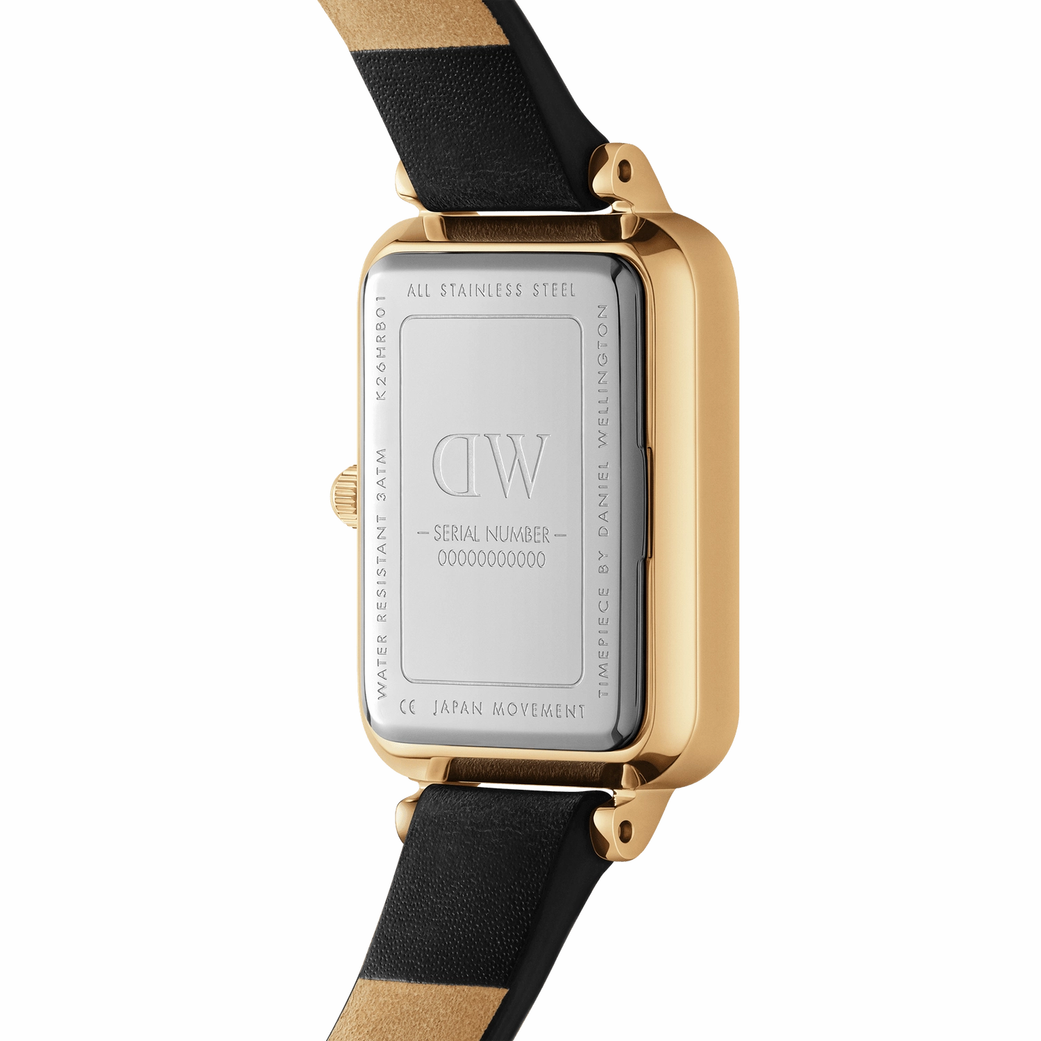 Daniel Wellington Quadro Roman Numerals Sheffield Gold Watch DW00100692