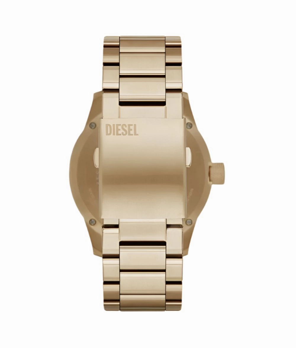 Diesel Rasp Gold Stainless Steel Gold Dial Watch DZ1761