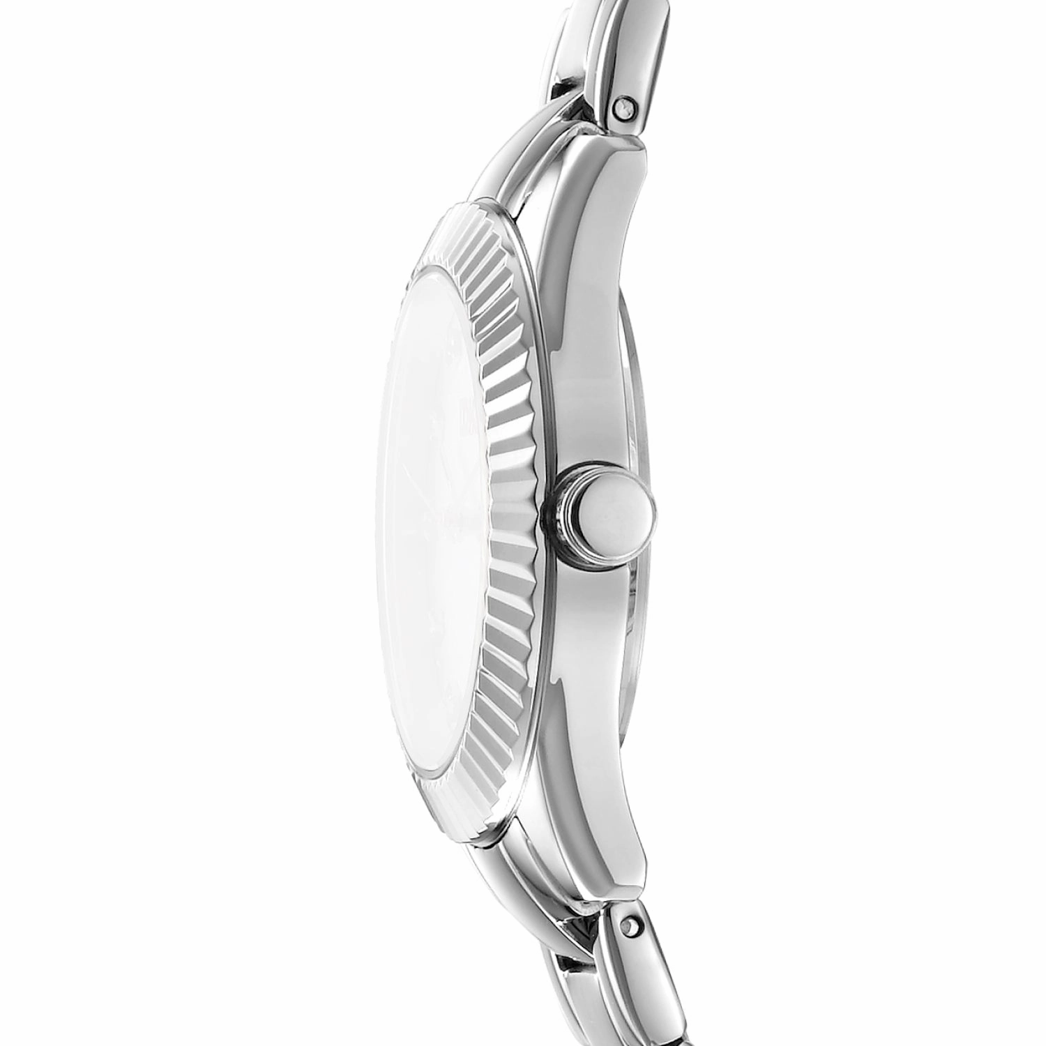 DKNY Chambers Glitz Silver Dial Stainless Steel Watch DK1L017M0035
