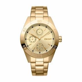 DKNY Nolita Sport Champagne Dial Stainless Steel Watch DK1L079M0025