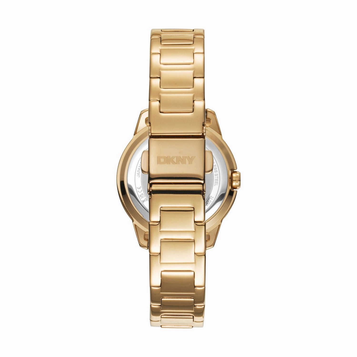 DKNY Park Ave Logo Champagne Dial Stainless Steel Watch DK1L021M0055