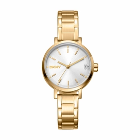 DKNY Soho Glitz Silver Dial Stainless Steel Watch DK1L038M0055