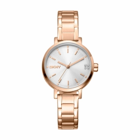 DKNY Soho Glitz Silver Dial Stainless Steel Watch DK1L038M0065