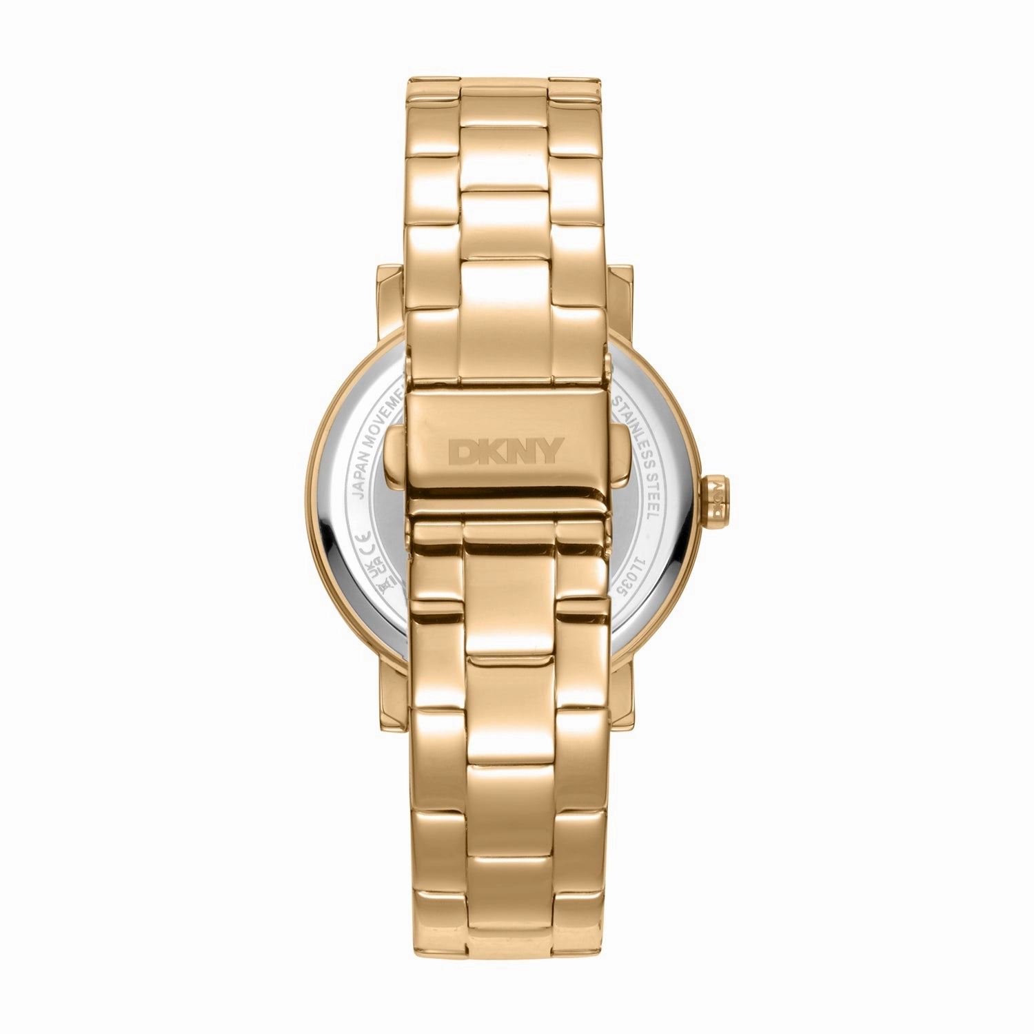 DKNY Soho Logo Silver Dial Stainless Steel Watch DK1L035M0055