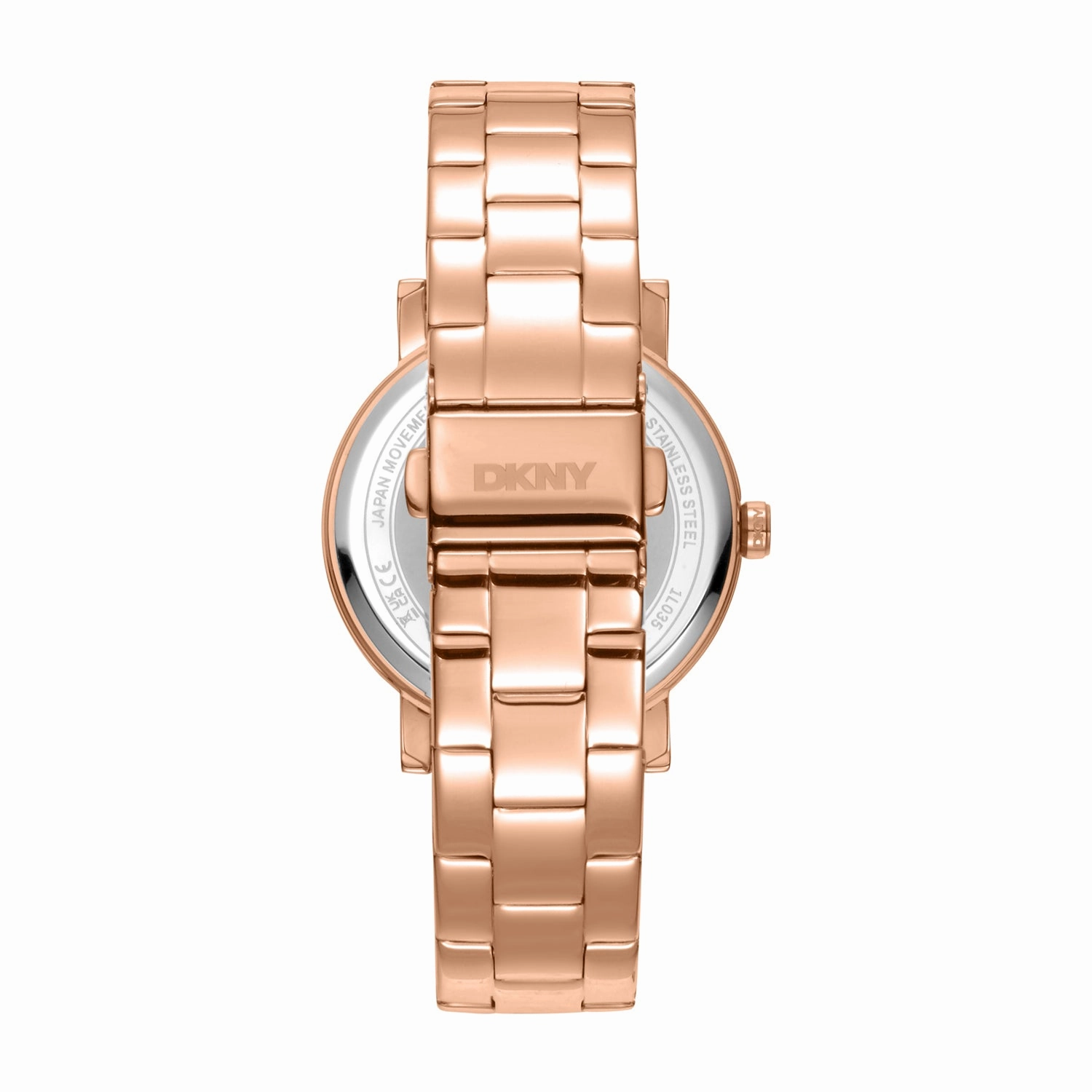 DKNY Soho Logo Silver Dial Stainless Steel Watch DK1L035M0225