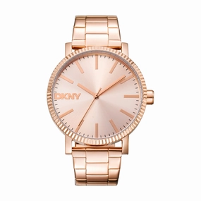 DKNY Soho Maxi Rose Gold Dial Stainless Steel Watch DK1L034M0065