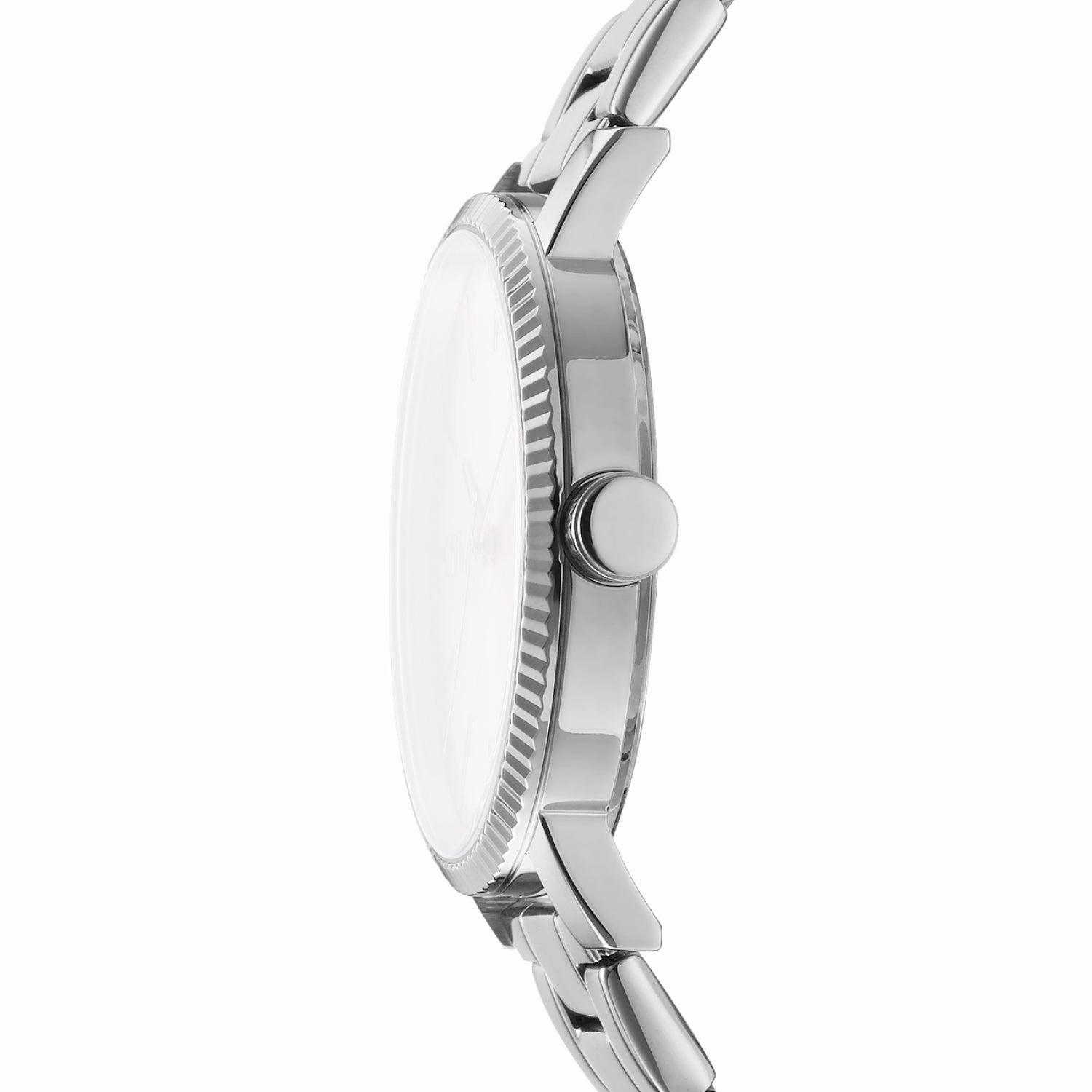 DKNY Soho Maxi Silver Dial Stainless Steel Watch DK1L034M0035
