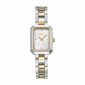 DKNY Uptown Midi Silver Dial Stainless Steel Watch DK1L009M0035