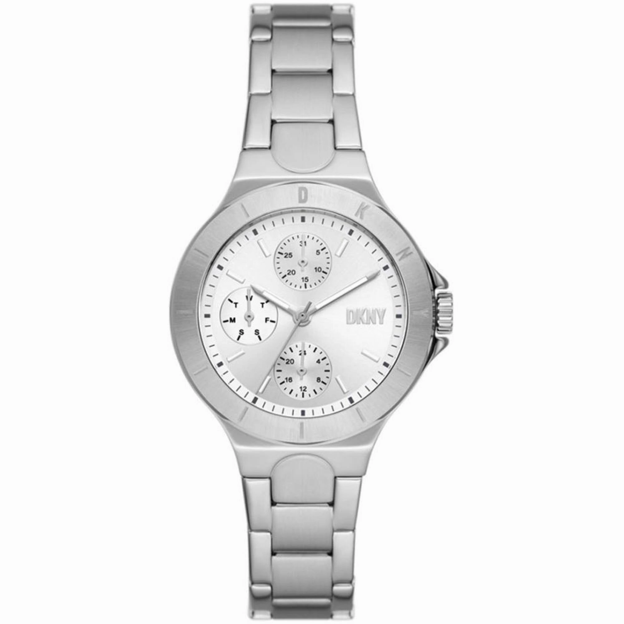 DKNY Women's Watch - Chambers Quartz Silver Dial Stainless Steel Bracelet | NY6678