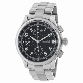 Eberhard & Co. Men's Watch Traversetolo Automatic Chronograph - Black Dial SS Bracelet | 31051.3