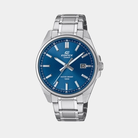 Edifice Men Quartz Blue Dial Analog Stainless Steel Watch EFV-150D-2AVUDF ED619