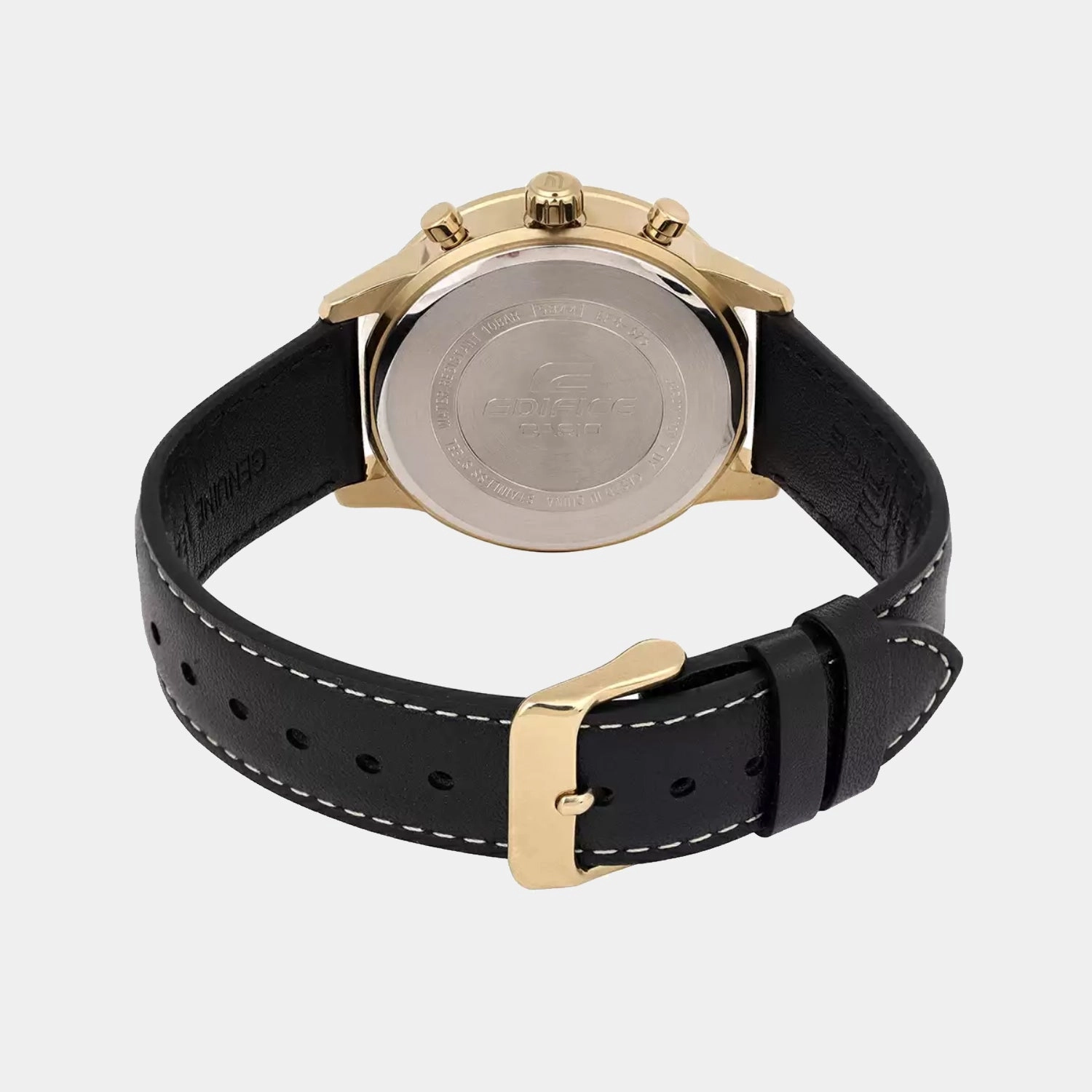 Edifice Men Quartz Green And Black Dial Multi-Function Leather Watch EFR-575CL-3ADF - ED658
