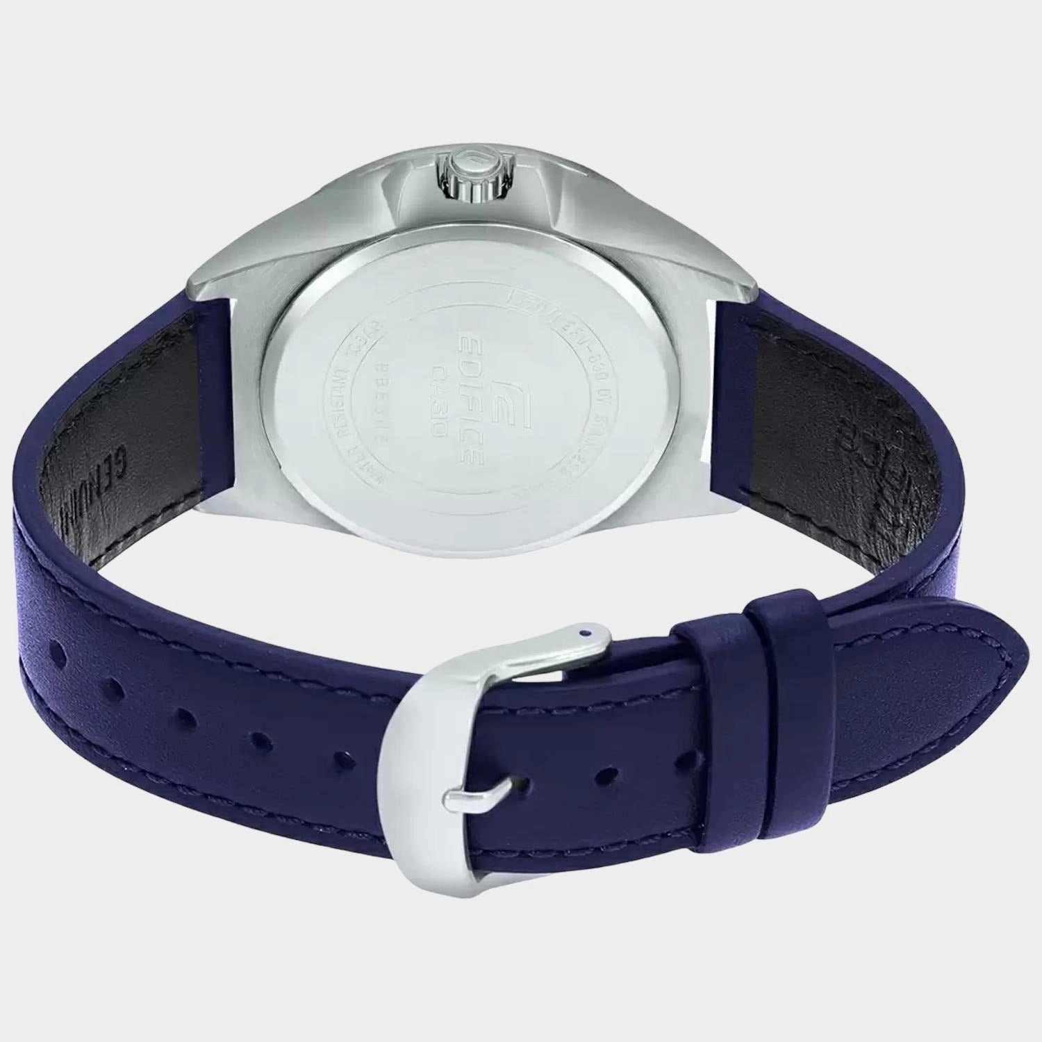 Edifice Men's Analog Leather Watch ED541 - EFV-140L-7AVUDF