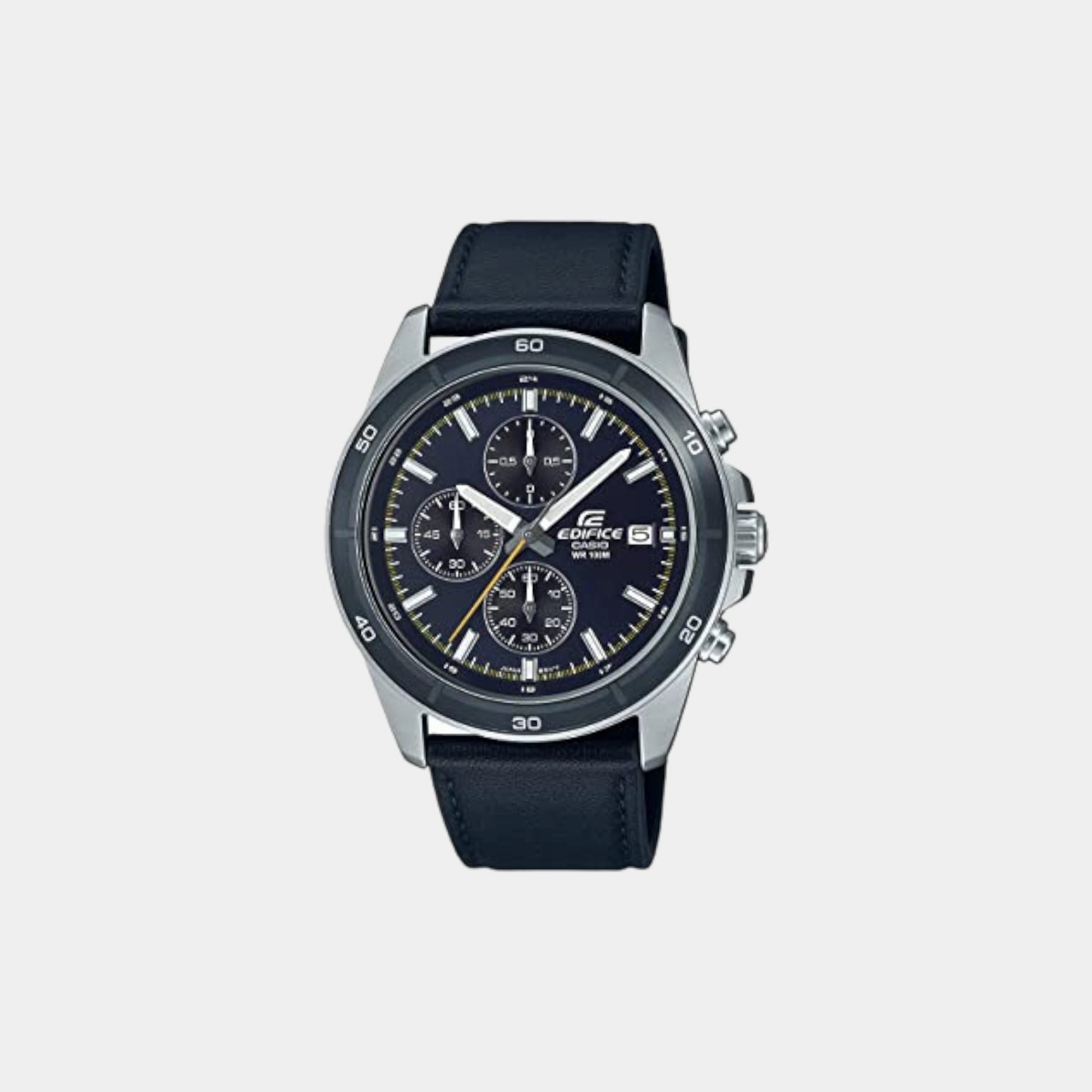 Edifice Men's Blue Chronograph Leather Watch ED570 - EFR-526L-2CVUDF