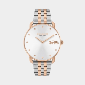 Elliot Women Quartz Silver Dial Analog Stainless Steel Watch 14504293
