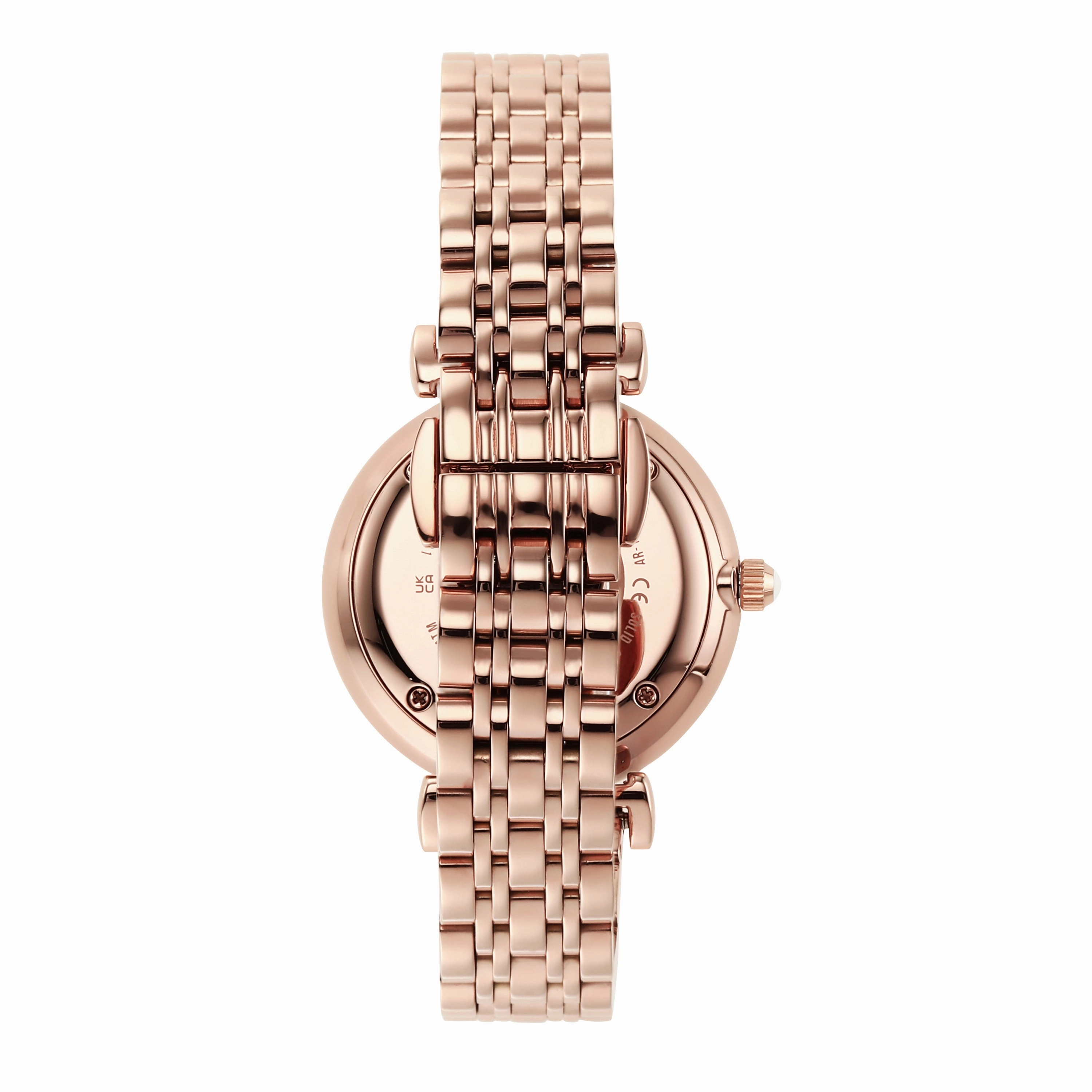 Emporio Armani Elegant Rose Gold Women's Steel Watch AR11446