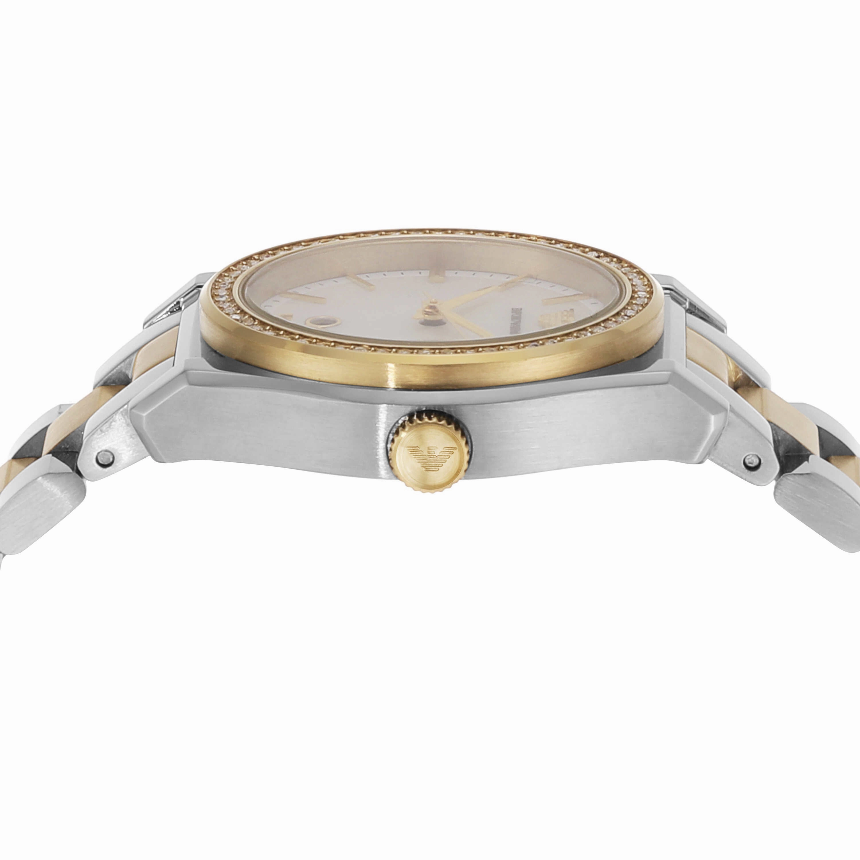 Emporio Armani Two Tone Analogue Watch AR11559